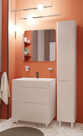 Фото тумба с раковиной эстет kare luxe 80 см фр-00005719