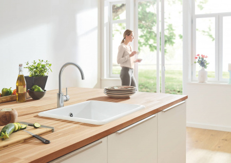 Фото смеситель для кухни grohe concetto new 32661003, цвет: хром
