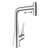 Фото смеситель для кухонной мойки hansgrohe metris select 73820000
