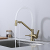 Фото смеситель для кухни raglo цвет: сатин золотой r80.62.03