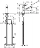Фото смеситель для кухонной мойки hansgrohe focus 71829800