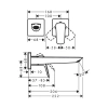 Фото смеситель для раковины hansgrohe logis fine 71256670
