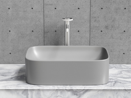 Фото раковина накладная ceramicanova element 50.5 см, цвет: антрацит cn6052mh