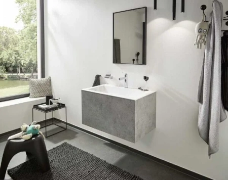 Фото смеситель для раковины hansgrohe finoris 76020000_vstvo