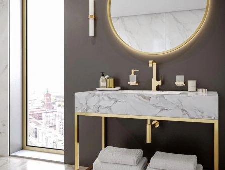 Фото смеситель для раковины hansgrohe metropol 32511990