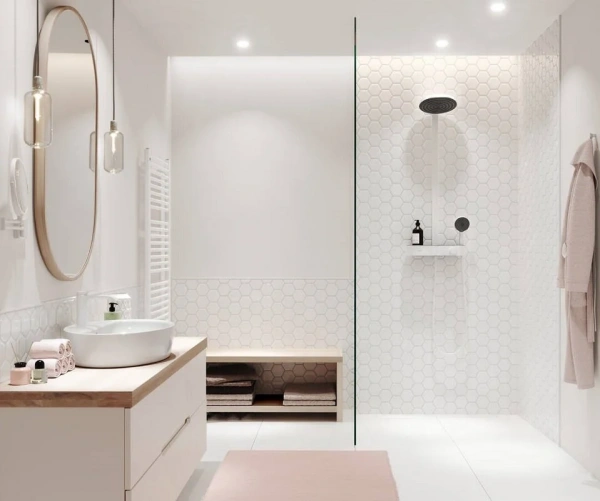 Фото душевая стойка hansgrohe pulsify 24240700