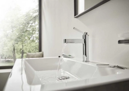 Фото смеситель для раковины hansgrohe finoris 76020000_vstvo