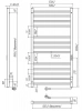 Фото электрический полотенцесушитель indigo attic romb 100/50 без полки lсlatcre100-50wmrt