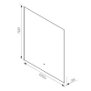 Фото зеркало с led подсветкой am.pm x-joy  65 см m85mox10651s