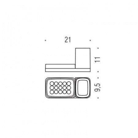 Фото стакан с мыльницей colombo design time w4272