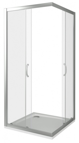 Фото душевое ограждение good door infinity cr-90-c-ch 90 см ин00017