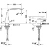 Фото смеситель для раковины duravit d.1 d11120002010