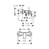 Фото смеситель для душа hansgrohe logis 71600670