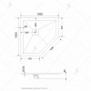 Фото поддон rgw st/t-g 100x100 см 16155100-02