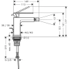 Фото смеситель для биде hansgrohe tecturis e 73200670
