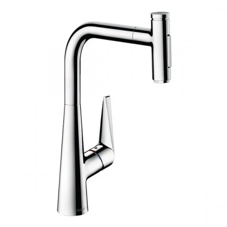 Фото смеситель для кухонной мойки hansgrohe talis select 73867000