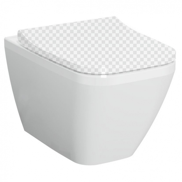 Фото унитаз подвесной безободковый vitra integra square 7082b003-0075
