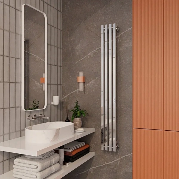 Фото электрический полотенцесушитель indigo  style 4 pro 150/18 lspre150-18rt