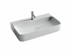 Раковина подвесная Ceramicanova Aura 80 см, цвет: белый CN2006