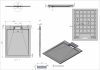 Фото поддон из искуственного камня esbano luxe 100x80 см esp-lx108w