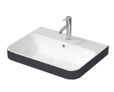 Фото раковина накладная duravit happy d.2 plus  60 см 2360606100