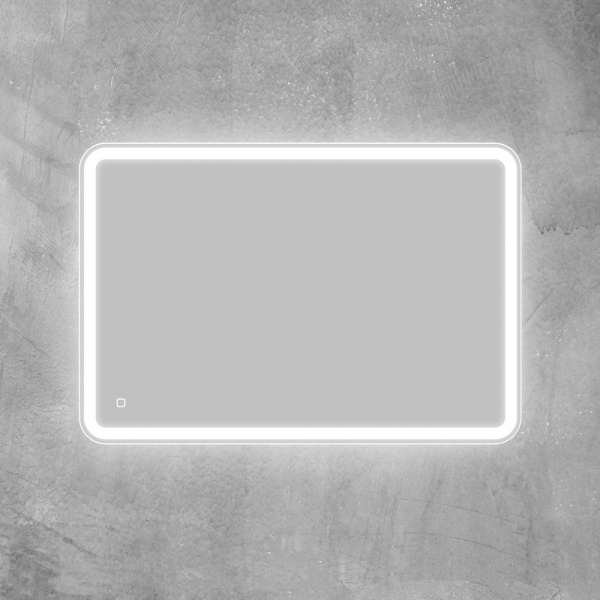 Фото зеркало с подсветкой belbagno marino 90 см spc-mar-900-600-led-tch