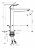 Фото смеситель для раковины hansgrohe logis fine 71257000
