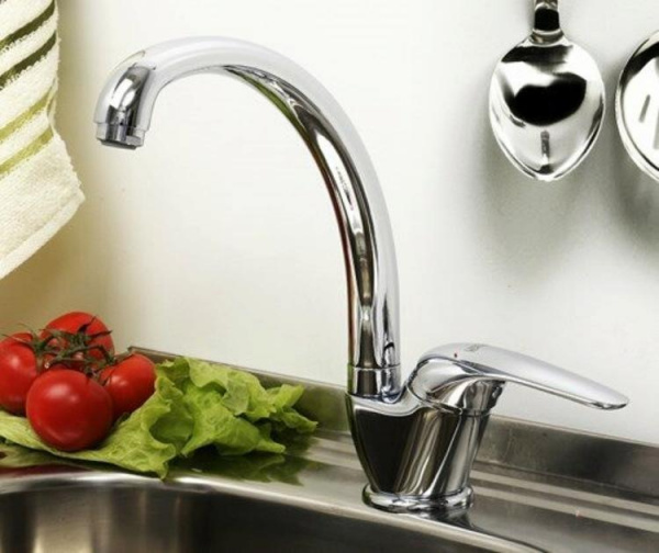 Фото смеситель для кухни wasserkraft rossel 2807