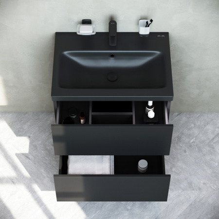 Фото тумба под раковину am.pm gem black edition 60 см m90fhx06022bm