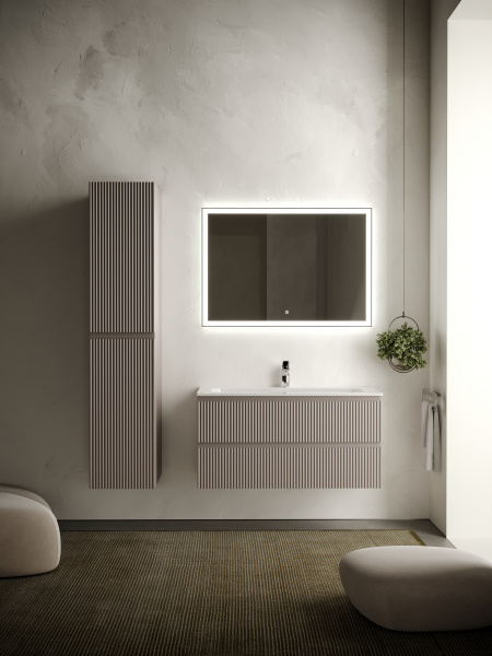 Фото тумба под раковину sancos snob r 100 см, цвет: doha soft snr100sm