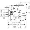 Фото смеситель для ванны hansgrohe focus 31948000