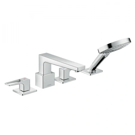 Фото смеситель на ботр ванны hansgrohe metropol 74553000