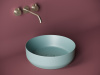 Фото раковина накладная ceramicanova element 39 см, цвет: зеленый cn6022mlg