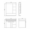 Фото тумба с раковиной comforty рига 72 см 00-00018684