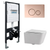 Унитаз с инсталляцией Abber Rechteck AC1201-AC0105-AC0121RG