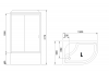 Фото душевая кабина royal bath вк rb8120bk2-m-l 120x80 см
