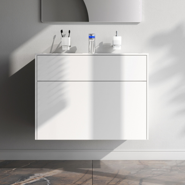 Фото тумба под раковину am.pm inspire v2.0  80 см цвет: серый m50afhx0803wm