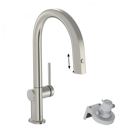 Фото смеситель для кухонной мойки hansgrohe aqittura 76826800