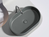 Фото раковина накладная ceramicanova element 60.8 см, цвет: антрацит cn6048mdh
