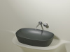 Фото раковина накладная ceramicanova element 60 см, цвет: антрацит cn6049mh