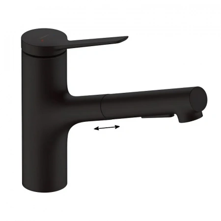 Фото смеситель для кухонной мойки hansgrohe zesis 74800670