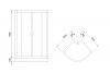 Фото душевое ограждение royal bath hk rb100hk-c-ch 100x100 см