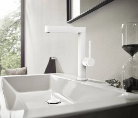 Фото смеситель для раковины hansgrohe finoris 76063700