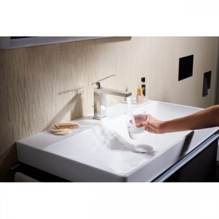 Фото смеситель для раковины hansgrohe tecturis e 73014000