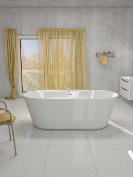 Фото акриловая ванна belbagno bb14 178x84 см
