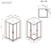Фото душевое ограждение am.pm gem 100x100 см w90g-403-100100-bt