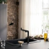 Фото смеситель для кухонной мойки hansgrohe aqittura 76802670