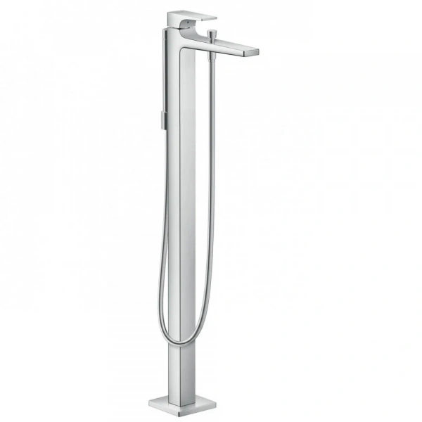 Фото напольный смеситель для ванны hansgrohe metropol 32532000