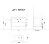 Фото тумба под раковину armadi art loft 100 см 893-100