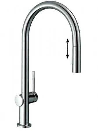 Фото смеситель для кухонной мойки hansgrohe talis classic 72800000